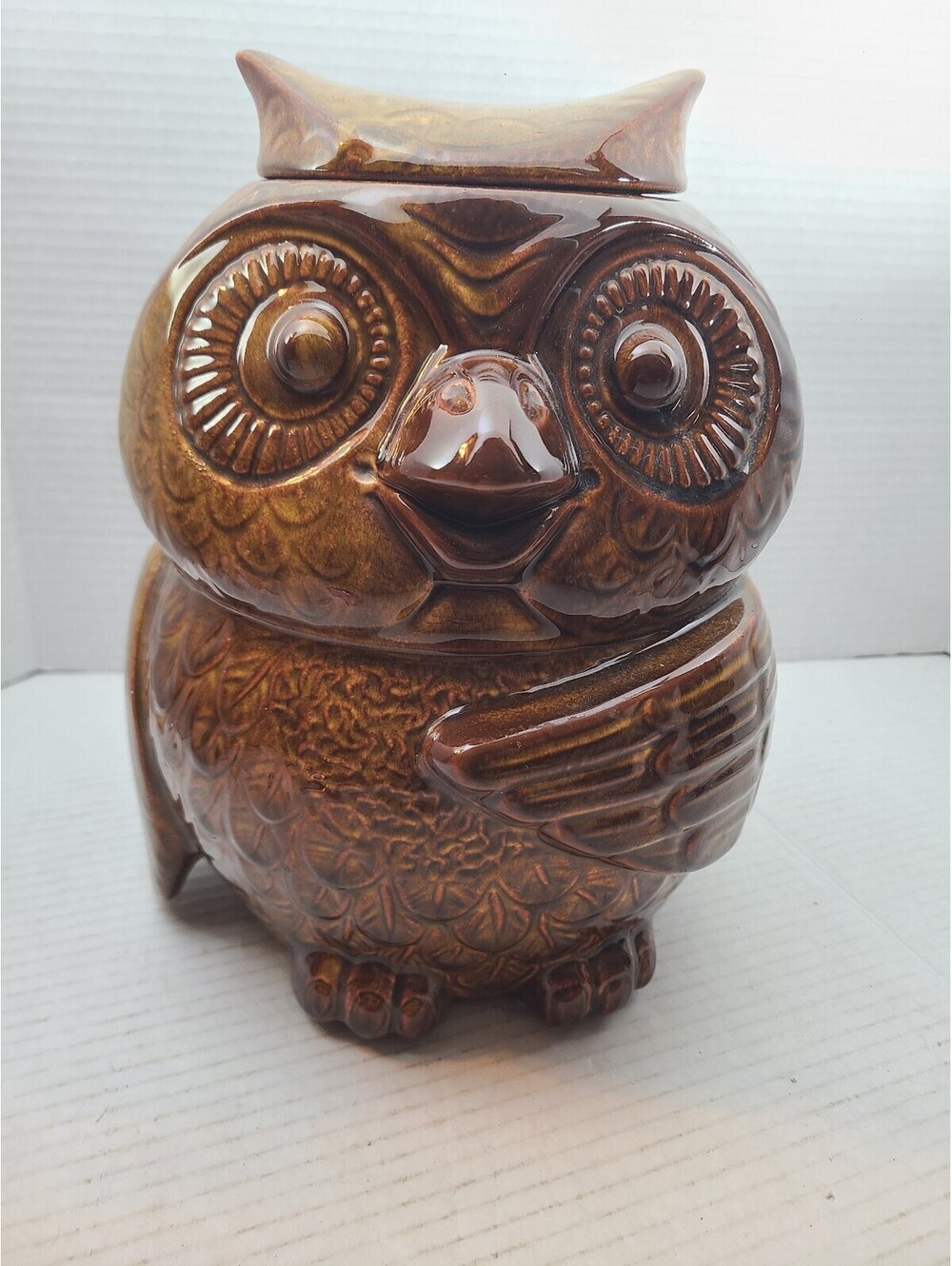 McCoy Pottery Brown Owl Cookie Jar #204 Vintage USA Made